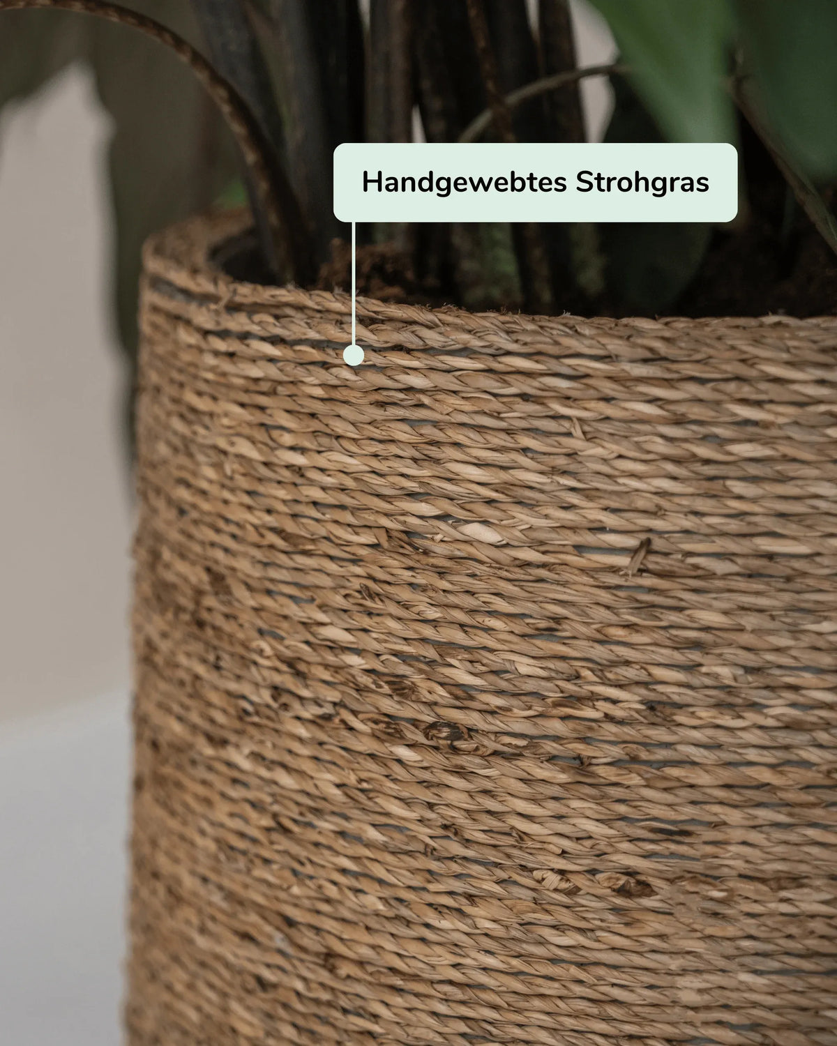 Patt Straw Grass Pflanztopf - Pflanzgefäß im Boho Style