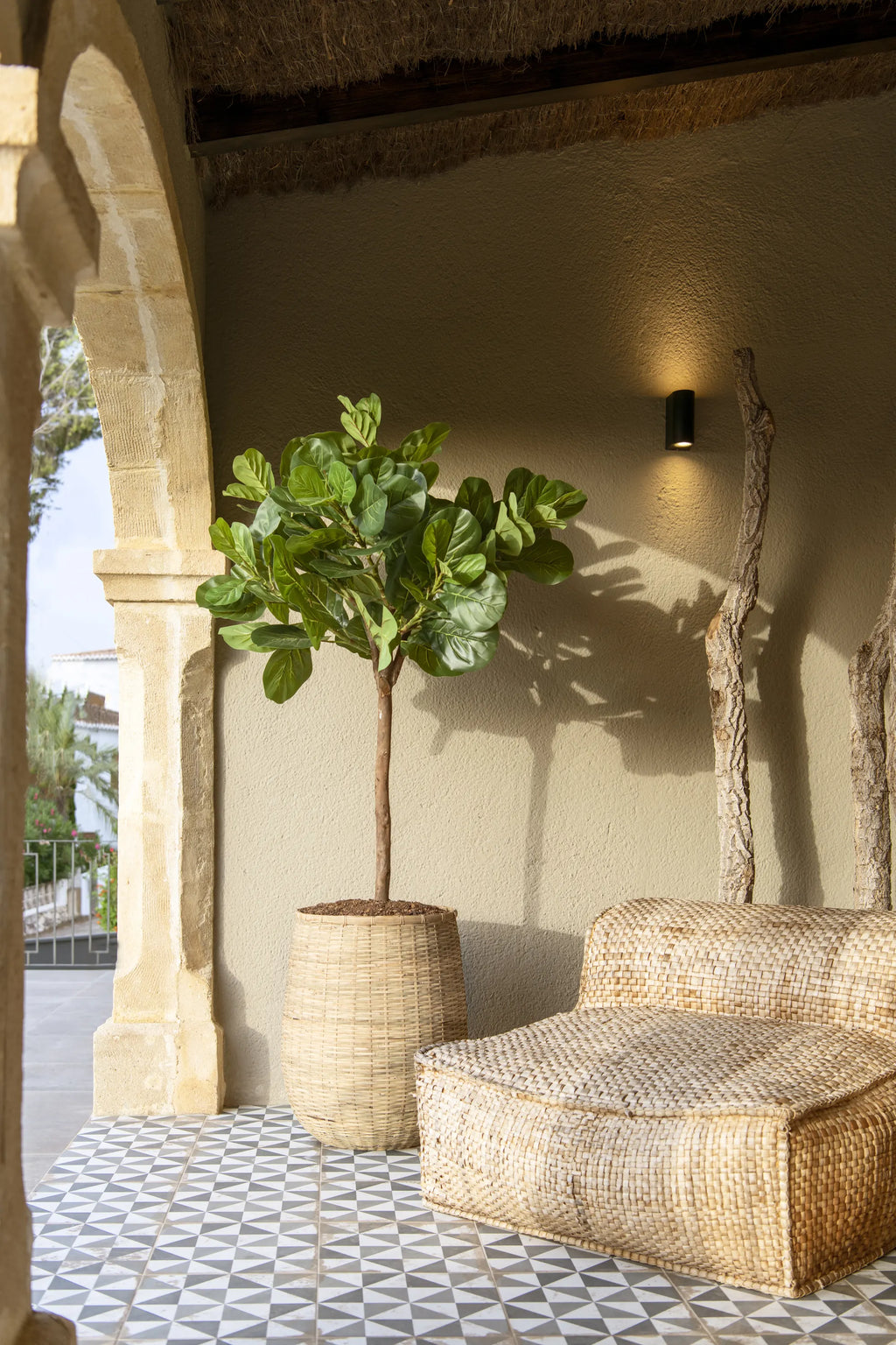 Ficus Lyrata Geigenfeige Künstlich - Künstliche Pflanzen