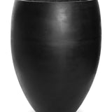 Hoher Pflanzkübel Bond Schwarz aus Fiberstone Größe M – freigestellt