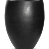 Hoher Pflanzkübel Bond Schwarz aus Fiberstone Größe L – freigestellt