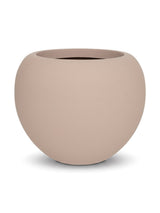 Blumentopf Stream Puderrosa aus Fiberglas – freigestellt