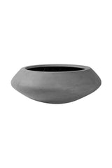 Pflanzschale Tara Grau aus robustem Fiberstone