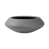 Pflanzschale Tara Grau aus robustem Fiberstone
