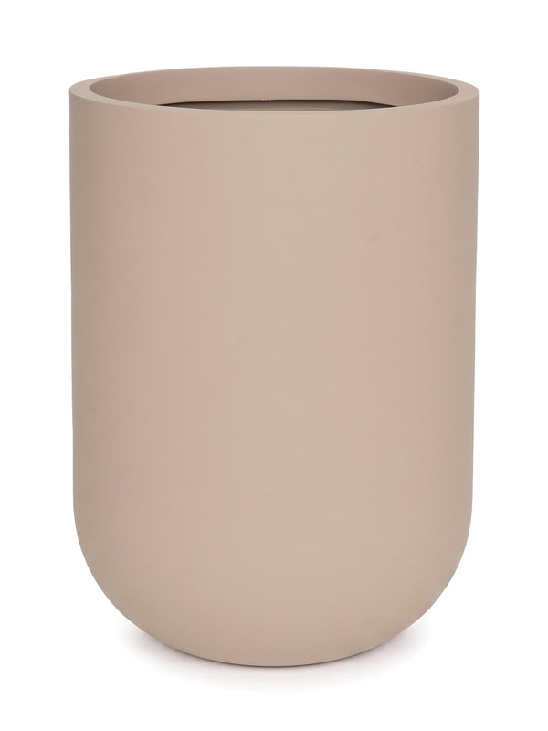 Blumentopf Zenith Puderrosa aus Fiberglas