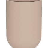 Blumentopf Zenith Puderrosa aus Fiberglas – freigestellt