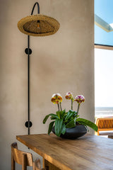 Tara Pflanzkübel Schwarz aus Fiberstone – freigestellt