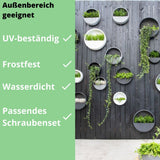 Hanging Wally handgefertigt aus Fiberstone 8er Set
